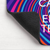 Laat uw Gezegde voor 'Keep Calm' op een meerkleuri Muismat (Hoek)