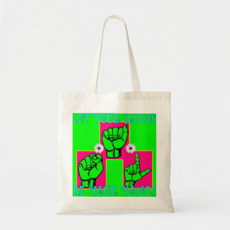 Laat uw handen uw stem zijn (1) tote bag