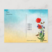 Laat uw hart niet in de war zijn briefkaart (Achterkant)