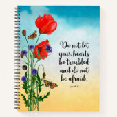 Laat uw hart niet in de war zijn notitieboek (Voorkant)