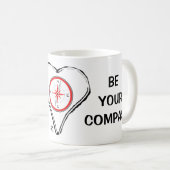 Laat uw hart uw kompas v1-6-1 zijn koffiemok (Voorkant rechts)