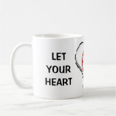 Laat uw hart uw kompas v1-6-1 zijn koffiemok (Links)