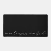 'Laat uw kompas uw gids zijn' Wit Bureaumat (Voorkant)