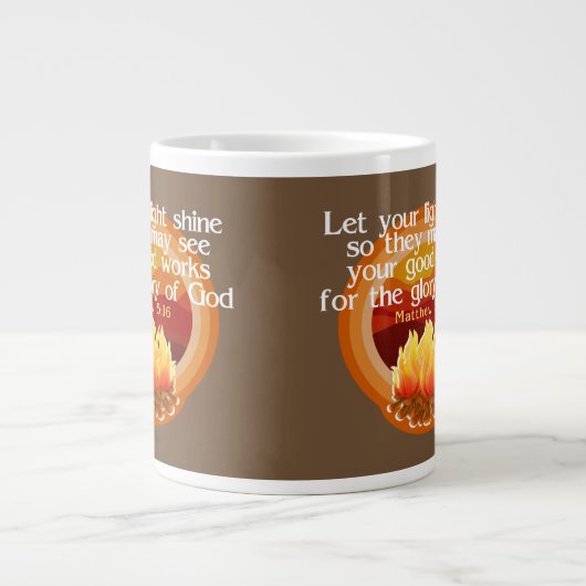 Laat uw licht Christelijke mokken schijnen (Voorkant)