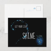 Laat Uw Licht glanzen Briefkaart (Voorkant / Achterkant)