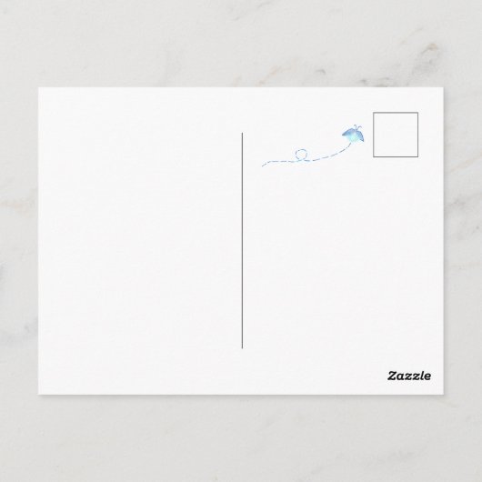 Laat Uw Licht glanzen Briefkaart (Achterkant)