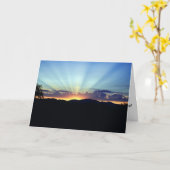 Laat Uw Licht glanzen het Wenskaart van de Kaart (Gele Bloem)