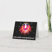 Laat Uw Licht glanzen notecard Kaart (Achterkant)