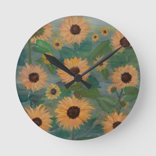 Laat uw licht helder schijnen ronde klok (Voorkant)