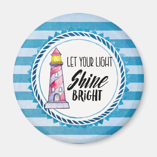 Laat uw licht helder vuursteentje passen magneet (Voorkant)