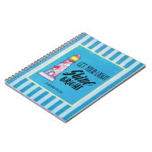 Laat uw licht helder vuursteentje passen notitieboek (Linkerzijde)