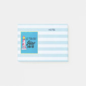 Laat uw licht helder vuursteentje passen post-it® notes (Voorkant)