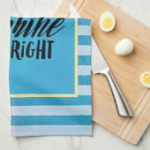 Laat uw licht helder vuursteentje passen theedoek (Quarter Fold)