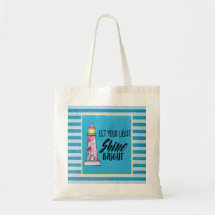 Laat uw licht helder vuursteentje passen tote bag