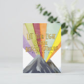 Laat uw licht schijnen briefkaart (Staand voorkant)