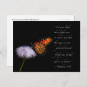 Laat uw licht schijnen briefkaart (Voorkant / Achterkant)