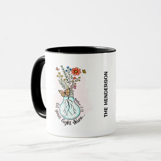 "LAAT UW LICHT SCHIJNEN" EENVOUDIG ONTWERP BEBLE V MOK (Voorkant links)