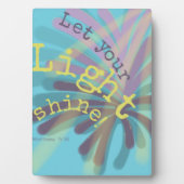 Laat uw licht schijnen fotoplaat (voorkant)