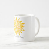 Laat uw licht schijnen koffiemok (Voorkant rechts)