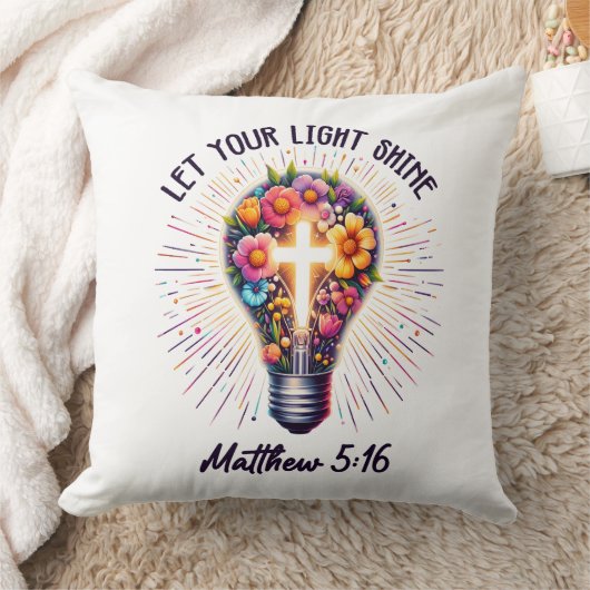 Laat uw licht schijnen kussen (Deken)