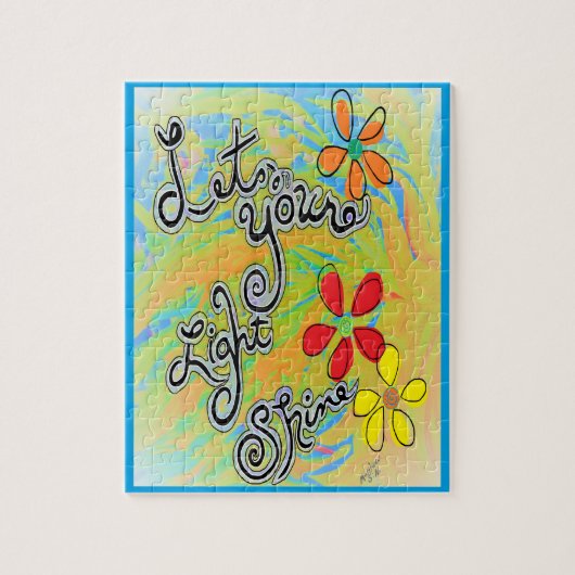 Laat uw licht schijnen legpuzzel (Verticaal)