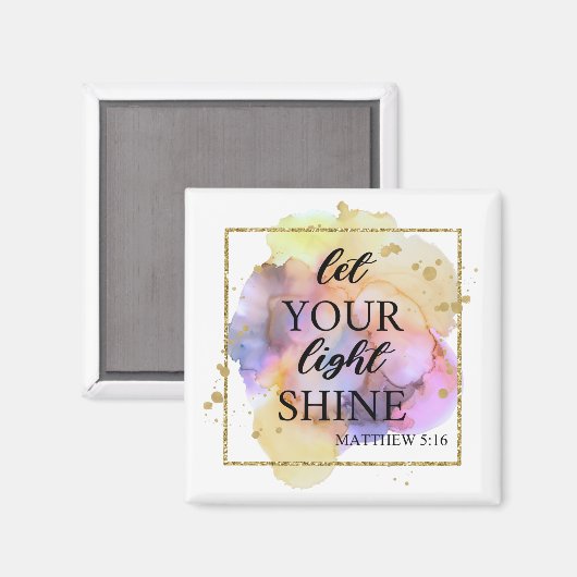 Laat uw licht schijnen magneet (Voorkant / Achterkant)