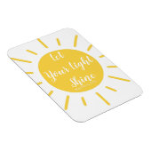 Laat uw licht schijnen Mattheüs 5:16 foto magneet (Rechterzijde)