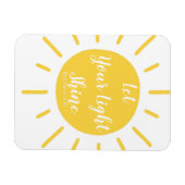 Laat uw licht schijnen Mattheüs 5:16 foto magneet (Horizontaal)