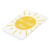 Laat uw licht schijnen Mattheüs 5:16 foto magneet (Linkerzijde)