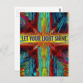 "Laat uw licht schijnen" Moderne diversiteit Briefkaart (Voorkant / Achterkant)