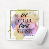 Laat uw licht schijnen muismat (Met muis)