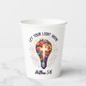 Laat uw licht schijnen papieren bekers (Achterkant)