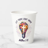 Laat uw licht schijnen papieren bekers (Voorkant)