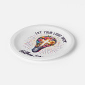 Laat uw licht schijnen papieren bordje (Gekanteld)