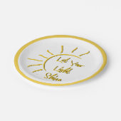 Laat uw licht schijnen papieren bordje (Gekanteld)