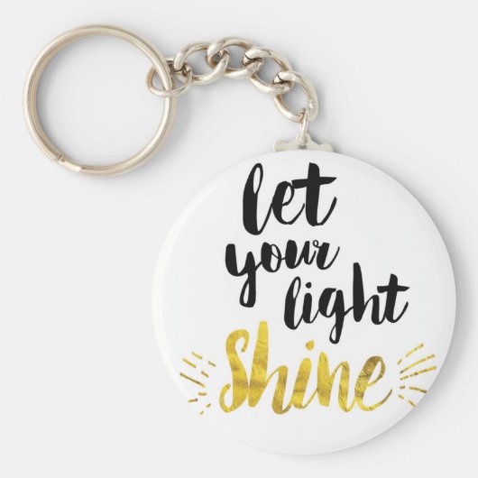 Laat uw licht schijnen sleutelhanger (Voorkant)