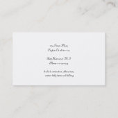 Laat uw licht schijnen visitekaartje (Achterkant)