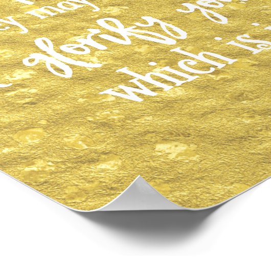 Laat uw licht schijnen voordat de bijbel van de Ma Poster (Hoek)