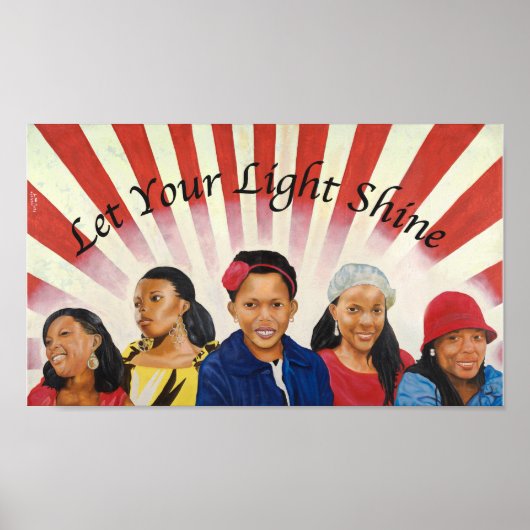 Laat uw lichte Poster schijnen (Voorkant)