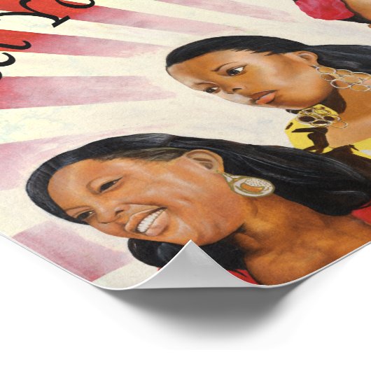 Laat uw lichte Poster schijnen (Hoek)