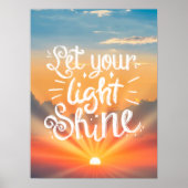Laat uw lichte prijsopgave - het Poster van de Zon (Voorkant)