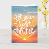 Laat uw lichte schitterende prijsopgave - Sunrise  Kaart (Gele Bloem)