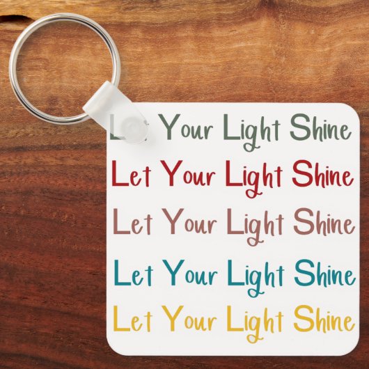 Laat uw lichte Sleutelhanger schijnen (Voorkant)
