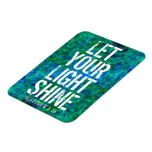 LAAT UW LICHTSCHIJN POSTER LATEN ZIEN MAGNEET (Linkerzijde)