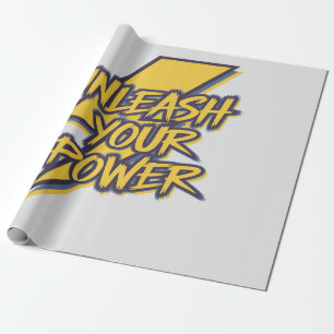 Laat uw Motivatie bliksemschicht los Cadeaupapier