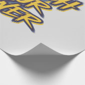 Laat uw Motivatie bliksemschicht los Cadeaupapier (Hoek)