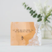 Laat uw nieuwe leven brengen het avontuur dat u zo briefkaart (Staand voorkant)