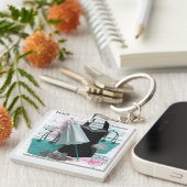 Laat uw persoonlijkheid los: aangepaste opties voo sleutelhanger (Voorkant Rechts)