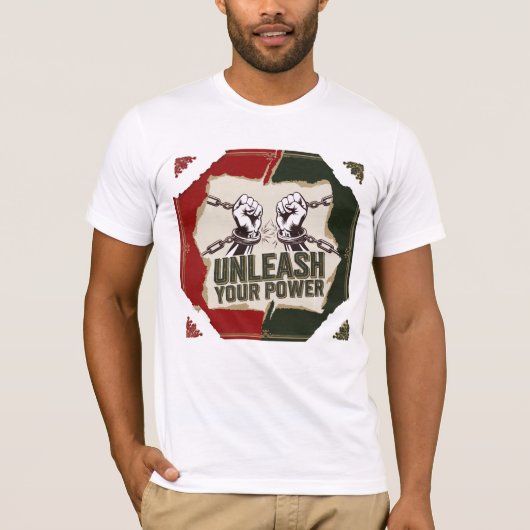 Laat uw Power Classic T-Shirt Breaking Chains los (Voorkant)