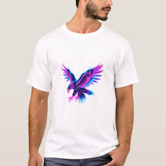 Laat uw Power Neon Electric Eagle-T-shirt los T-shirt